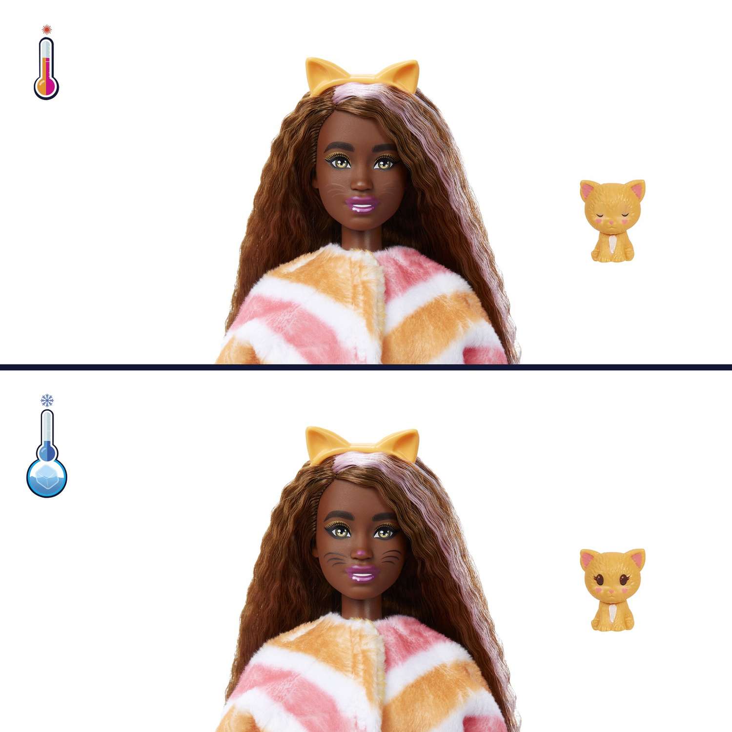 Кукла Barbie Cutie Reveal Милашка-проявляшка Котёнок HHG20 HHG20 - фото 3