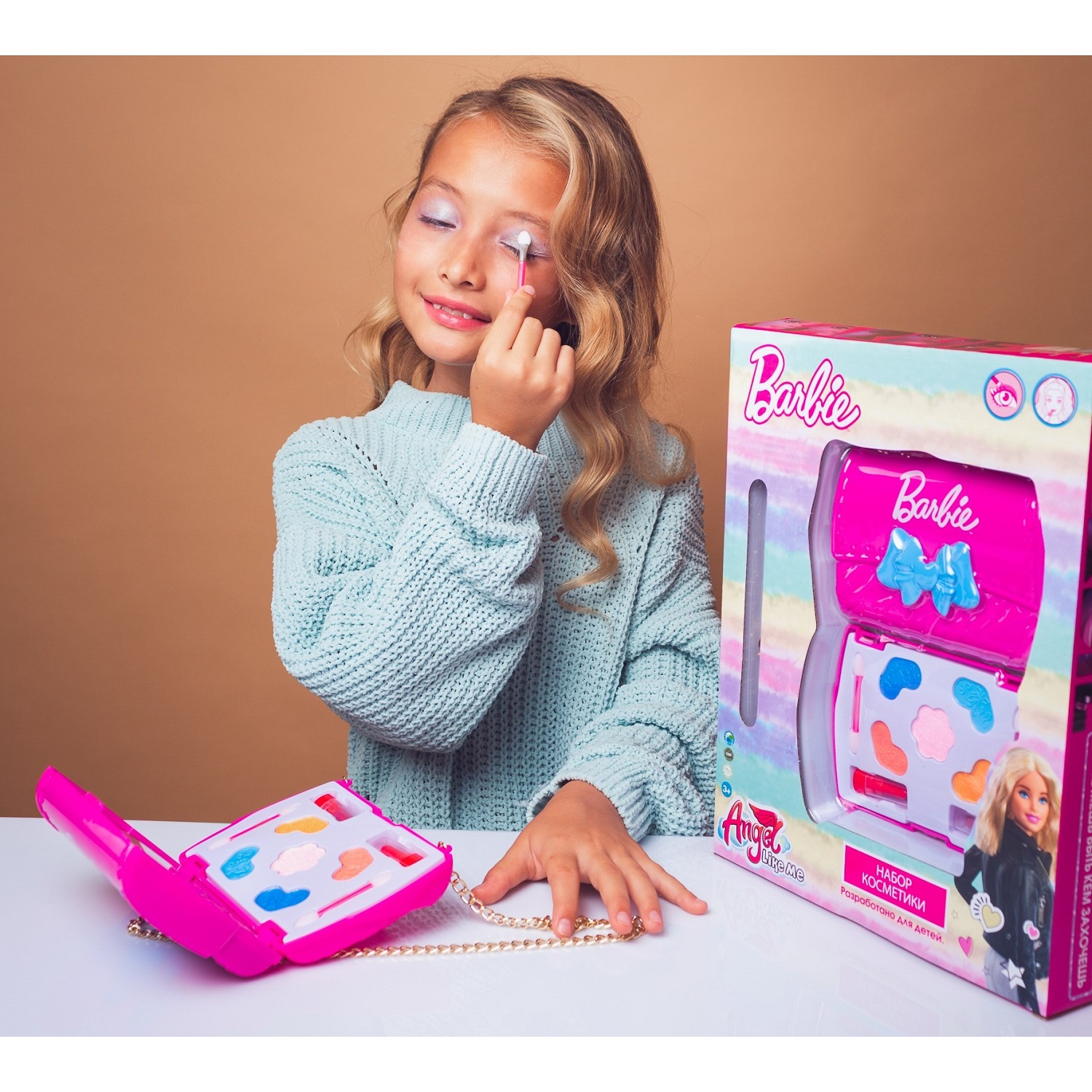 Набор детской косметики Barbie для девочек Сумочка Мини - фото 11