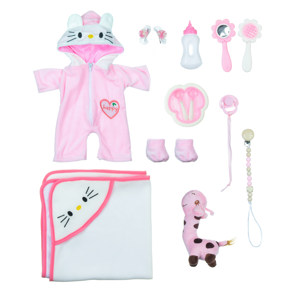 Кукла Реборн QA BABY Альбина девочка интерактивная Пупс набор игрушки для ванной для девочки 38 см 3805 - фото 15