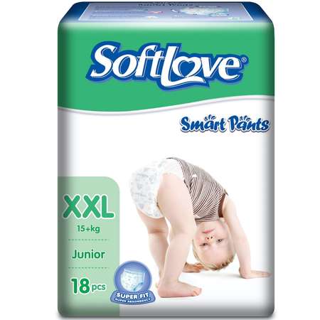 Подгузники-трусики Softlove размер XXL 15+ кг 18шт