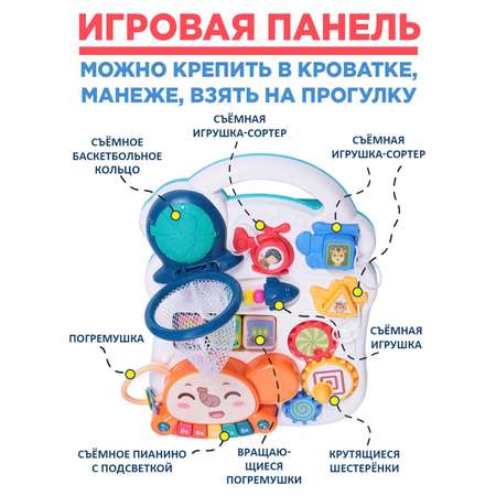 Ходунки-каталка BabyCare 3в1 Solano разноцветные