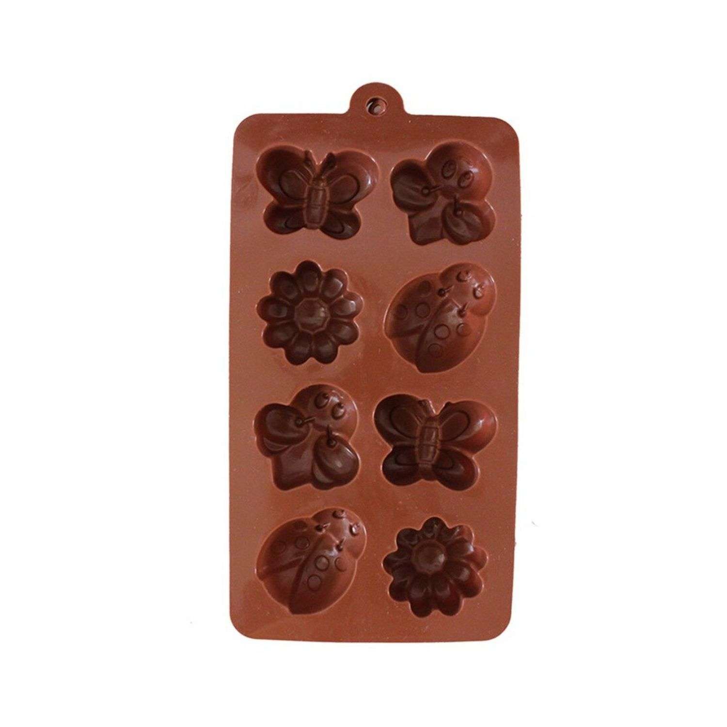 Форма Beroma силиконовая для печенья шоколада желе и карамели 8 ячеек - фото 1