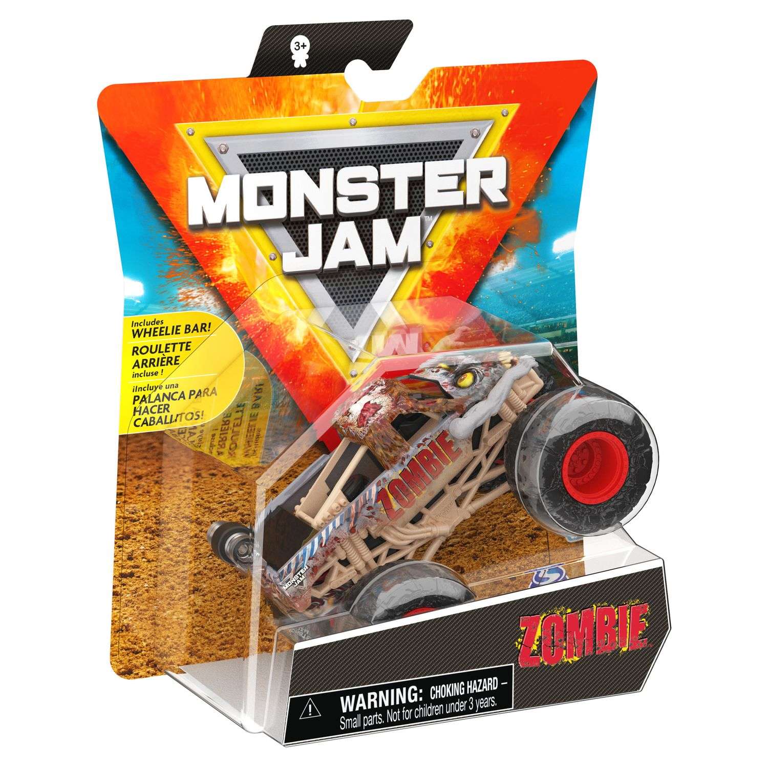 Машинка Monster Jam 1:64 Zombie 6060870 6060870 - фото 3