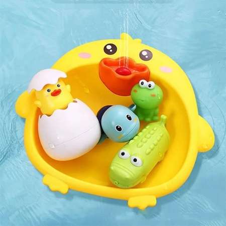 Игровой набор для ванной BOSSTOYS Утёнок с сюрпризом