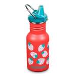 Детская бутылка Klean Kanteen Kid Classic Narrow Sippy 12oz Coral Strawberries 355 мл