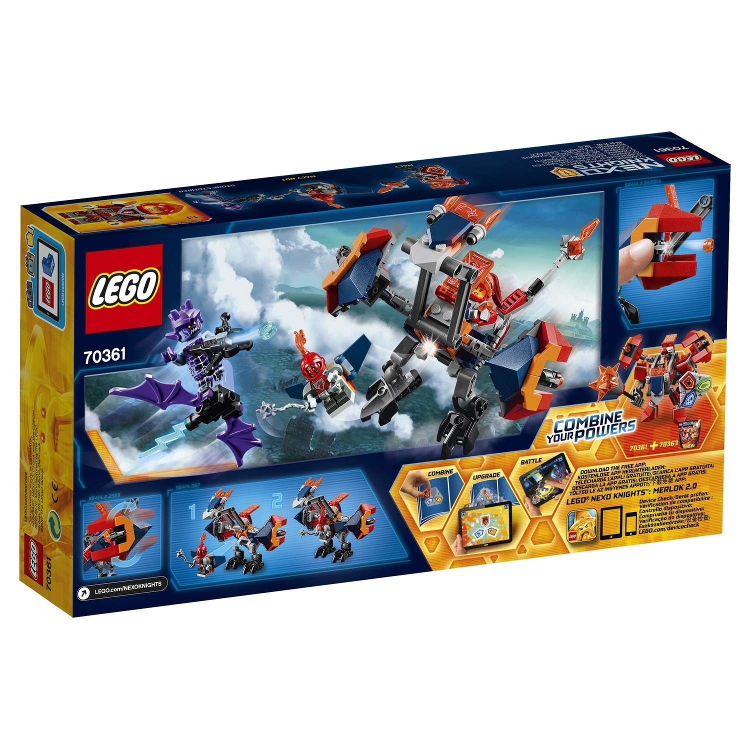 Lego nexo sales knights 70361