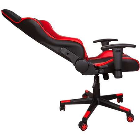 Компьютерное кресло игровое GRAMBER черно-красный экокожа