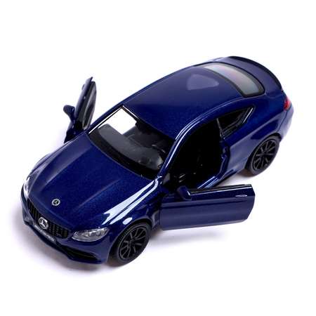 Машина Автоград металлическая MERCEDES-AMG C63 S COUPE 1:32 открываются двери инерция цвет синий
