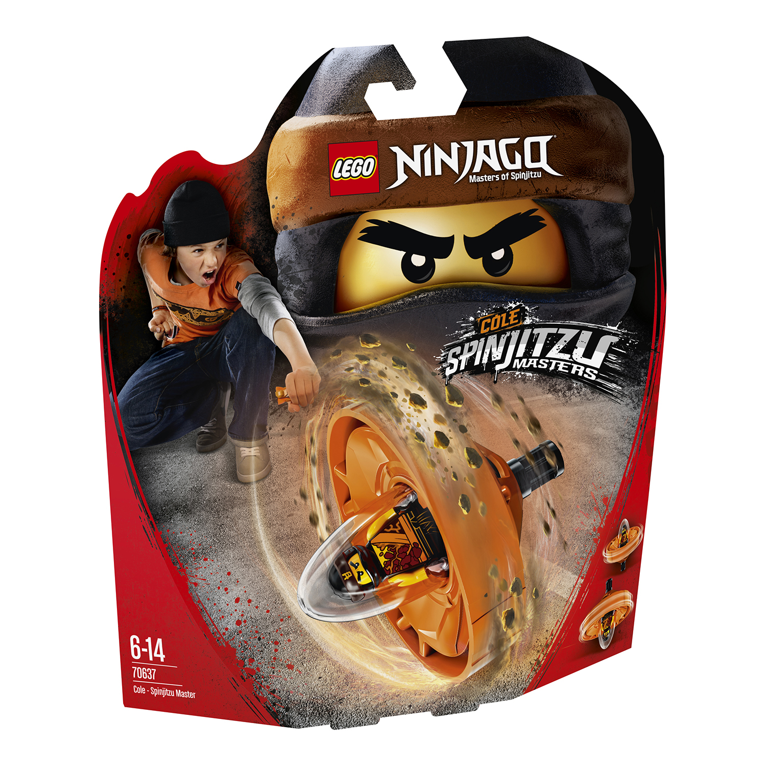 Конструктор LEGO Коул Мастер Кружитцу Ninjago (70637) купить по цене 699 ₽  в интернет-магазине Детский мир