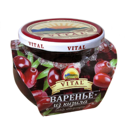 Варенье VITAL из кизила 430г