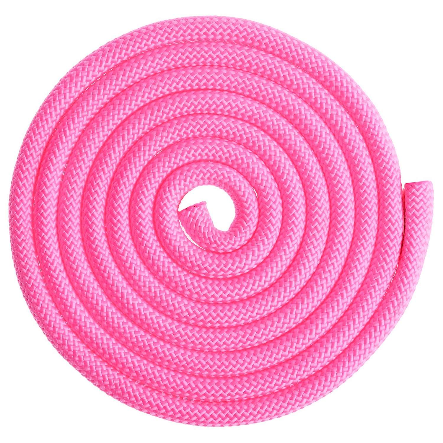 Скакалка Grace Dance гимнастическая утяжелённая. 3 м. 180 г. цвет неон розовый - фото 2