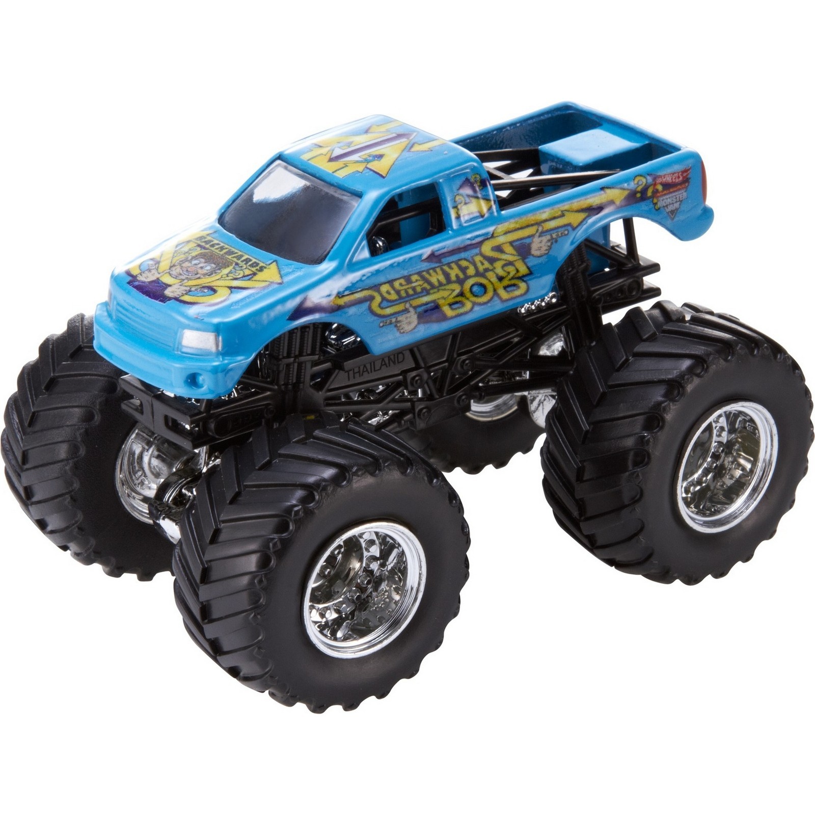 Машина Hot Wheels Monster Jam 1:64 Боб наоборот T8591 купить по цене 88 ₽ в  интернет-магазине Детский мир