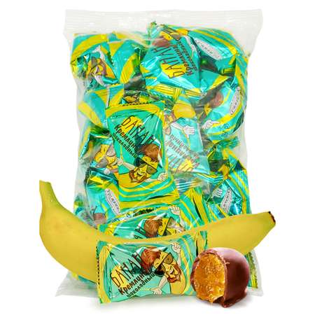 Конфеты банан в глазури Кремлина пакет 600 гр