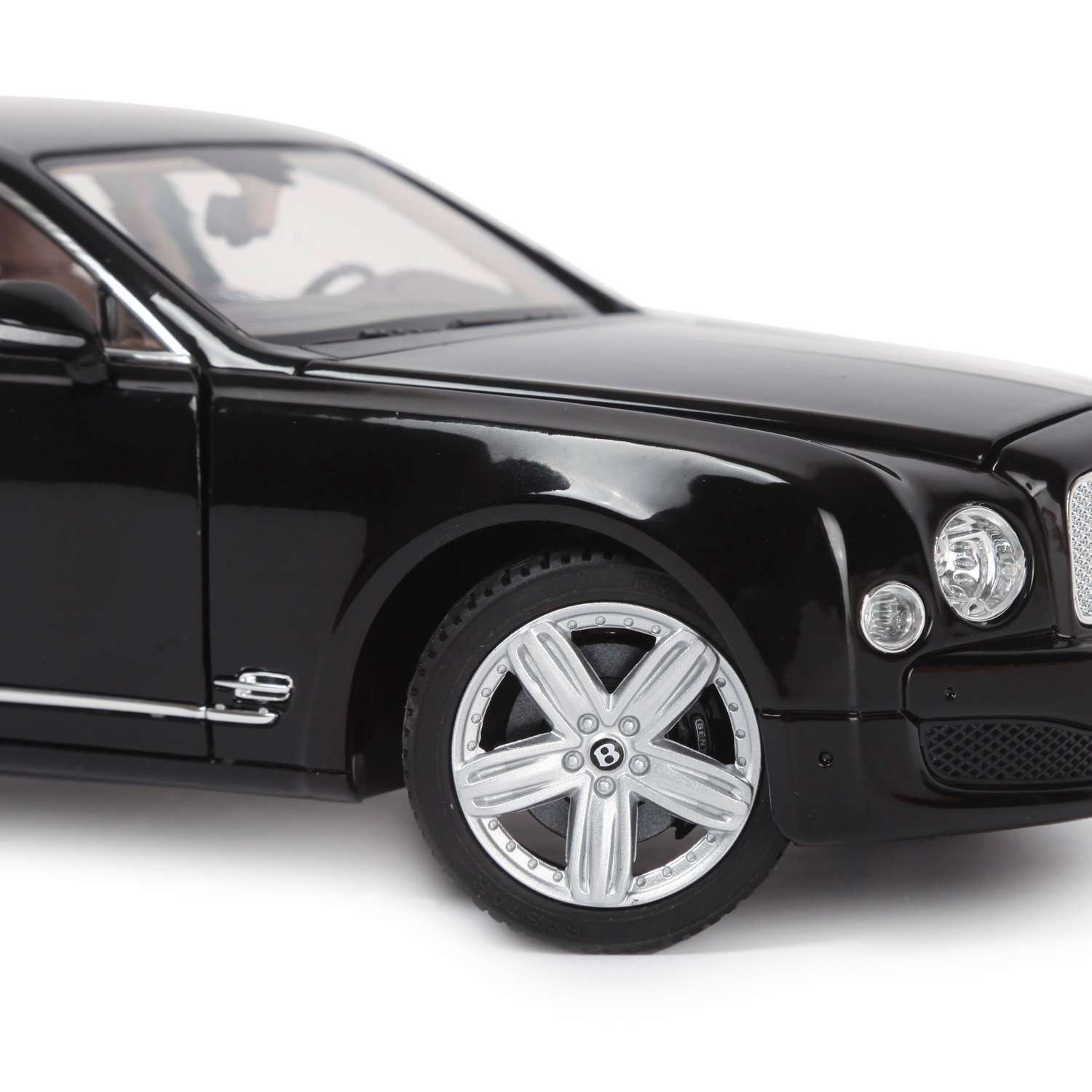 Автомобиль Rastar Bentley 1:18 без механизмов черный 43800 - фото 8