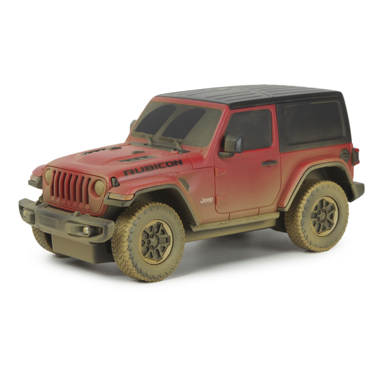 Машина Rastar РУ 1:24 Jeep Wrangler Rubicon Muddy 79500M купить по цене  1299 ₽ в интернет-магазине Детский мир