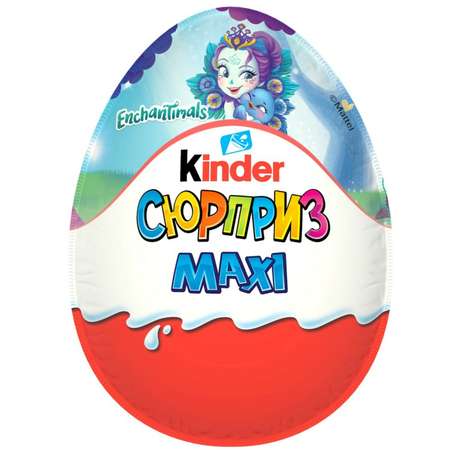 Яйцо шоколадное Kinder Макси Лето для девочек 100г в ассортименте
