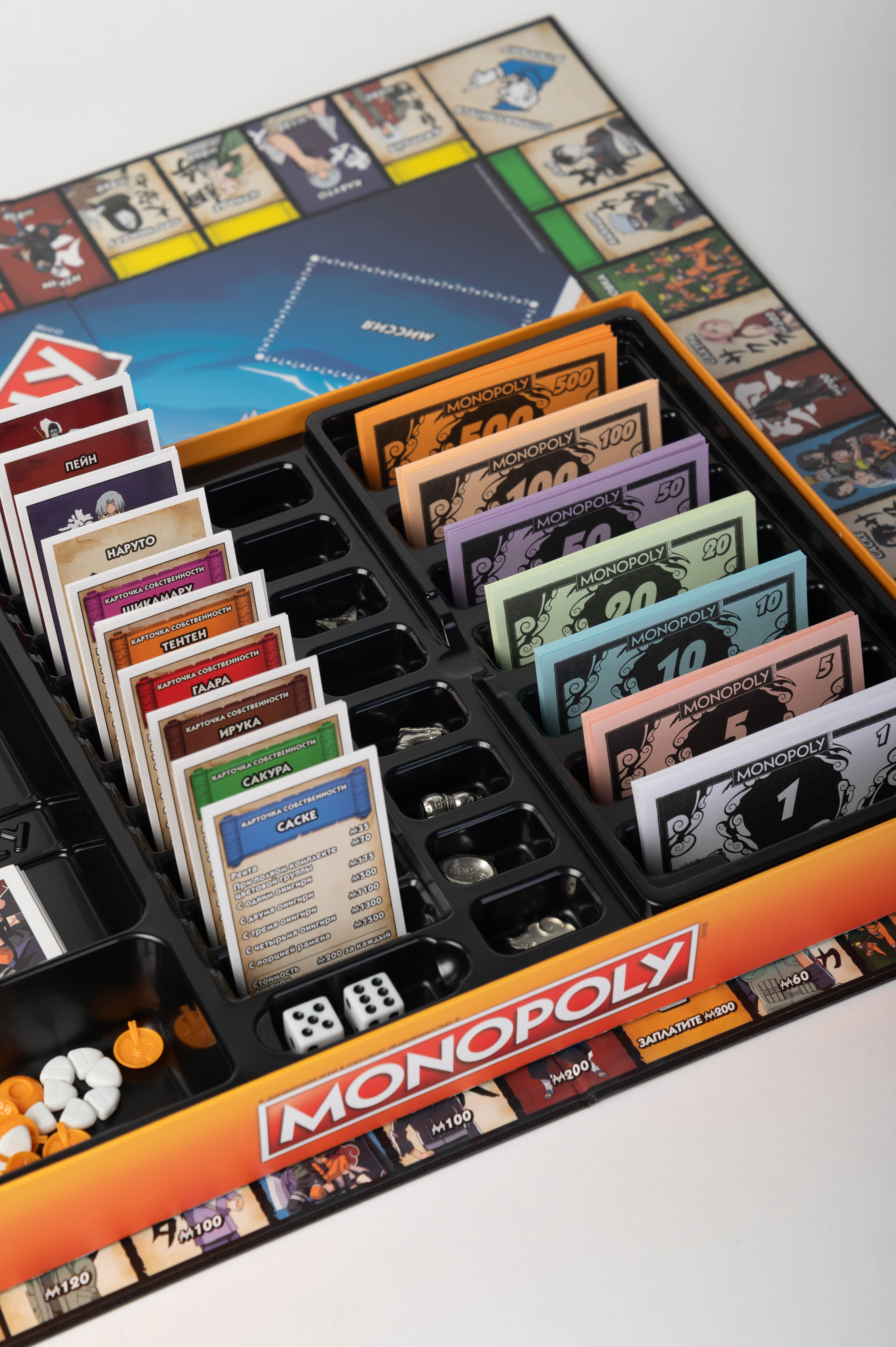 Настольная игра Monopoly Монополия Naruto на русском языке - фото 6