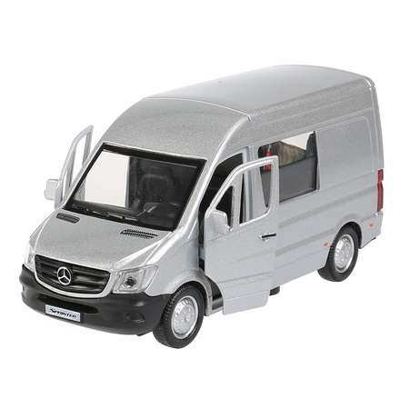 Металлическая машина Технопарк MERCEDES-BENZ SPRINTER 14 см открываются двери инерция