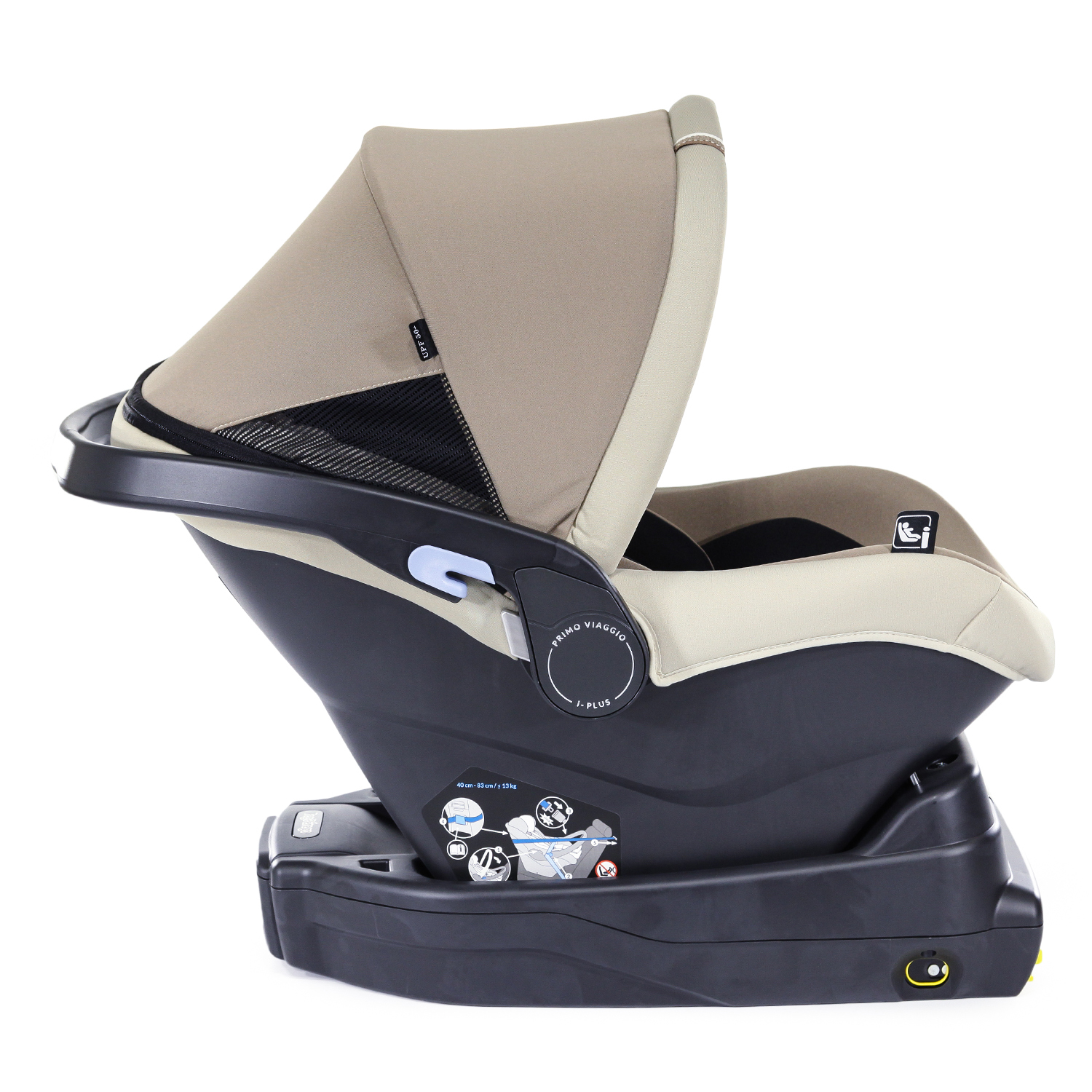 Автокресло Peg-Perego 0+ Primo Viaggio i-Size Classic Beige - фото 12