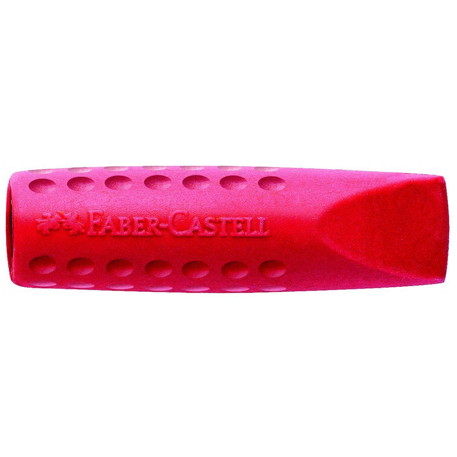 Ластик Faber Castell Grip 2001 колпачок Красный и Синий 187001 - фото 1