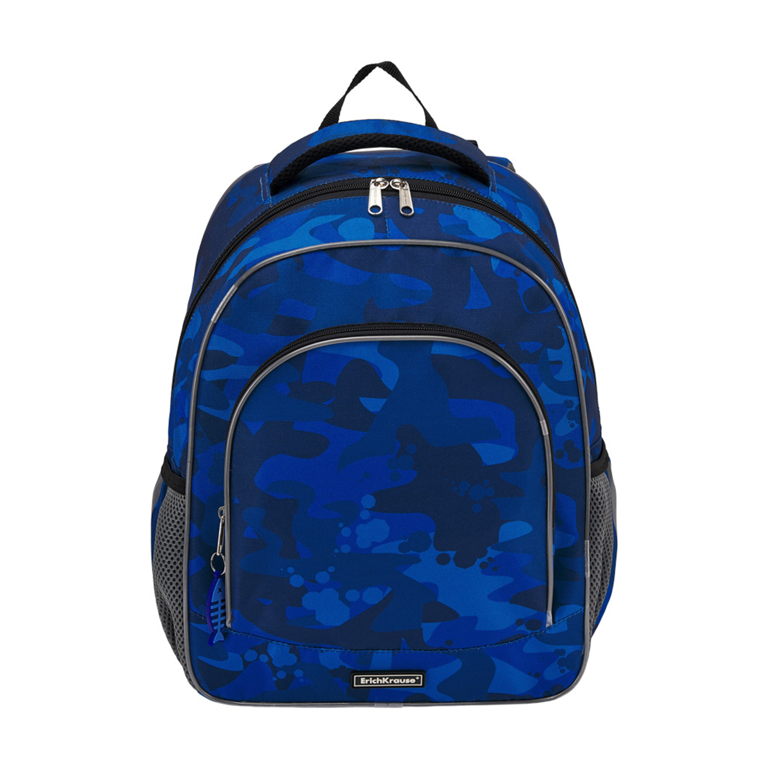 Рюкзак школьный ERICH KRAUSE ErgoLine 15L sea Camo - фото 2