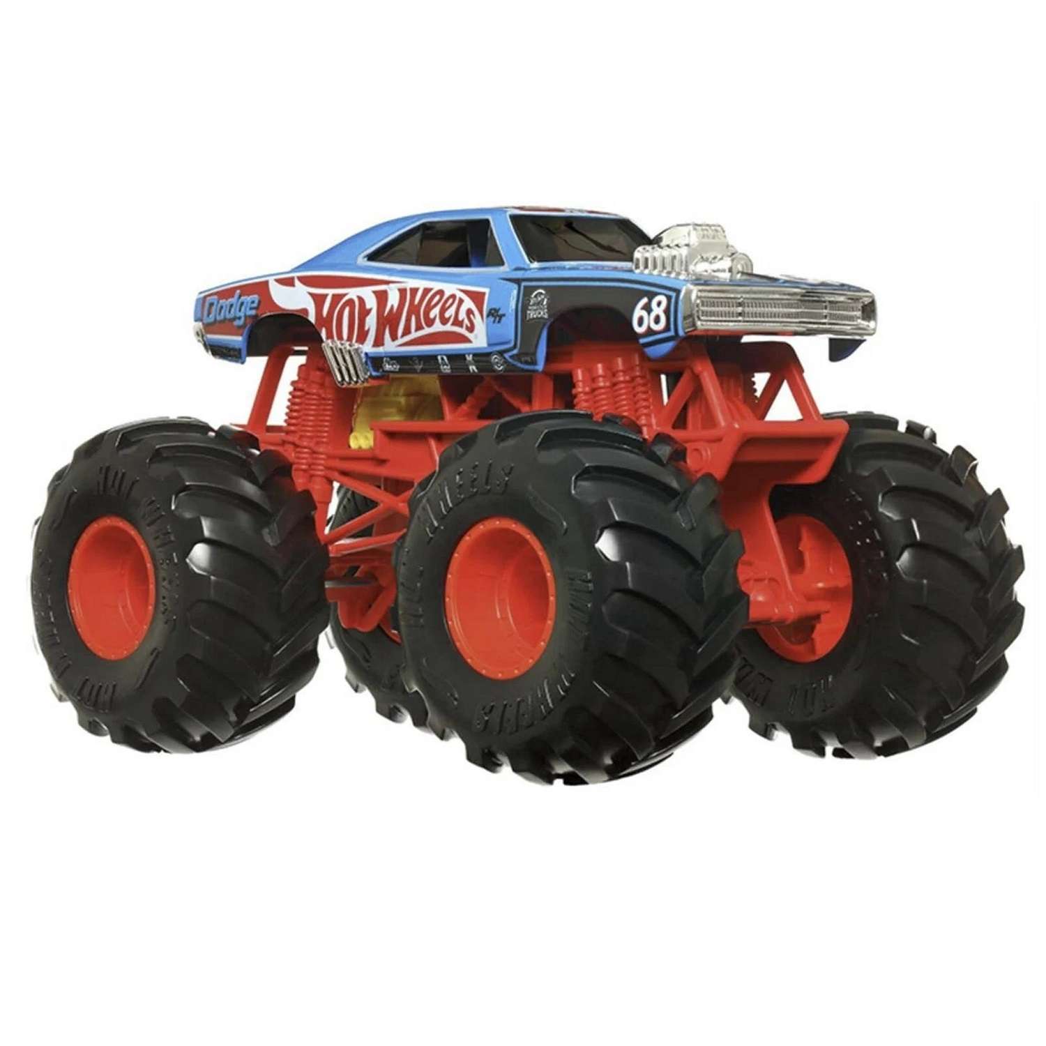 Машинка Hot Wheels Monster Tracks 1:24 Dodge HKM56 FYJ83 - фото 3