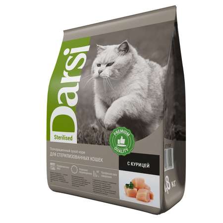 Корм для кошек Darsi Sterilised курица 1.8кг