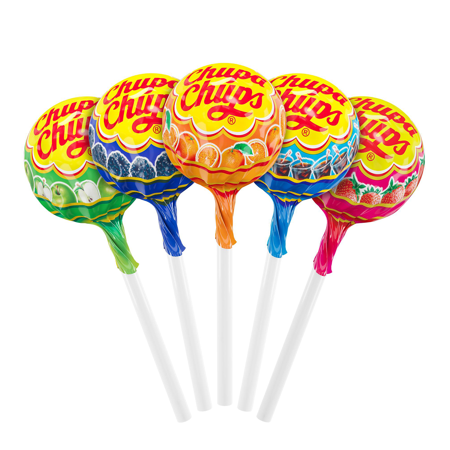 Карамель Chupa Chups Фруктовое Ассорти, 12 г