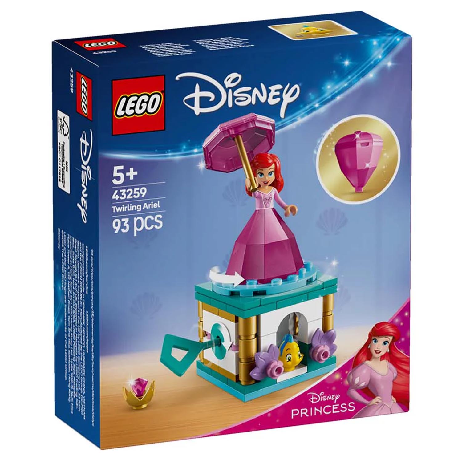 Конструктор детский LEGO Disney Princess Кружащаяся Ариэль - фото 6