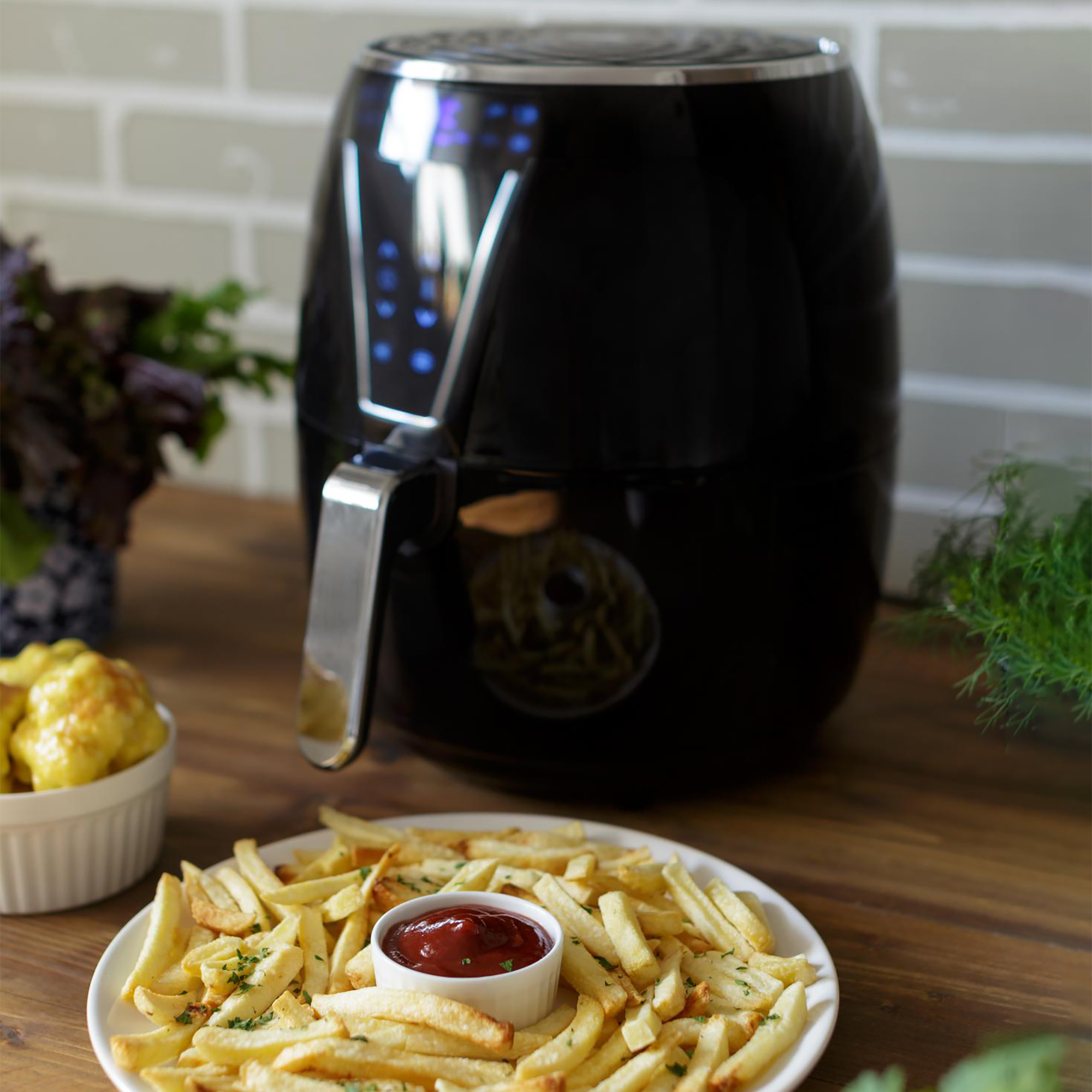 Аэрогриль GFGRIL GFA-4000 Air Fryer 4 в 1 готовит без масла 8 программ объем 4л - фото 8