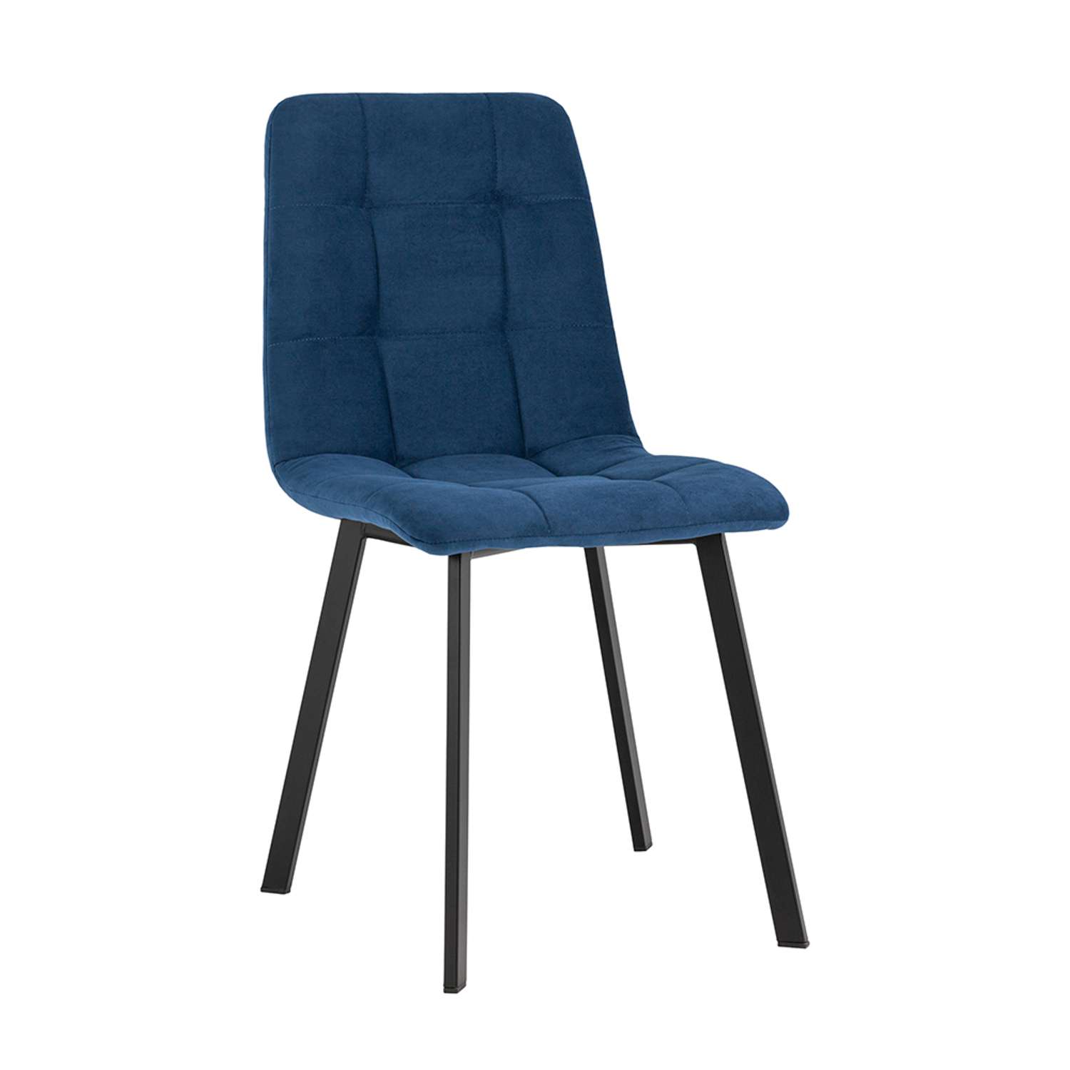 Комплект стульев Фабрикант 2 шт Oliver Square велюр синий - фото 2
