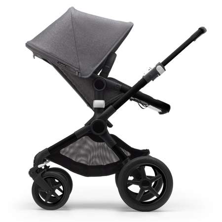 Коляска 2в1 Bugaboo Fox3 Complete Black Grey Melange-Grey Melange 2306010002