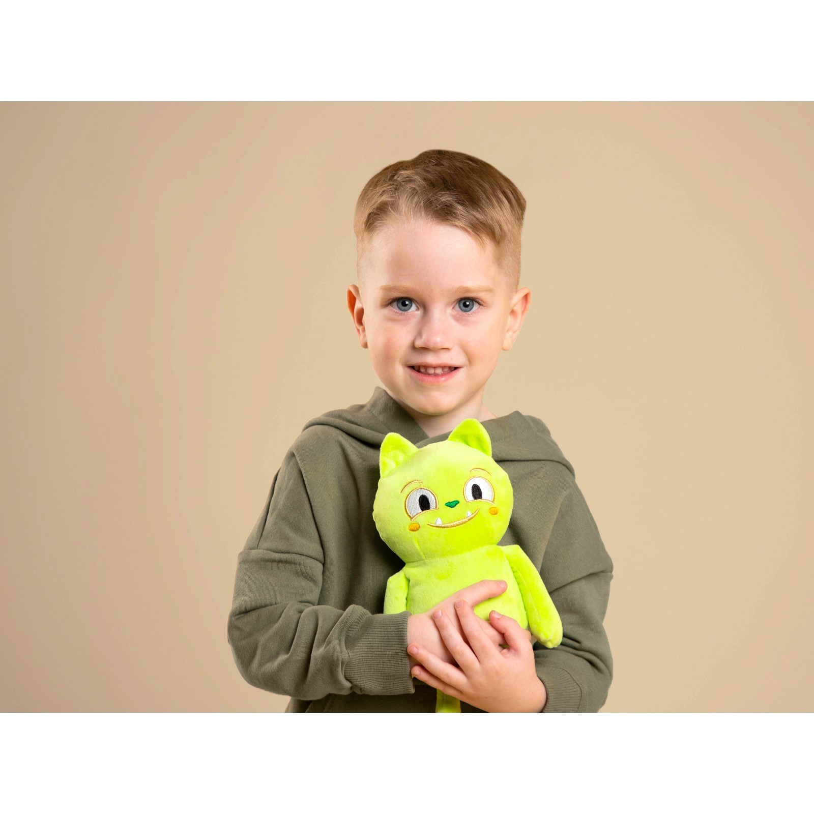 Мягкая игрушка Milo Toys «Монстрик» зеленый - фото 6