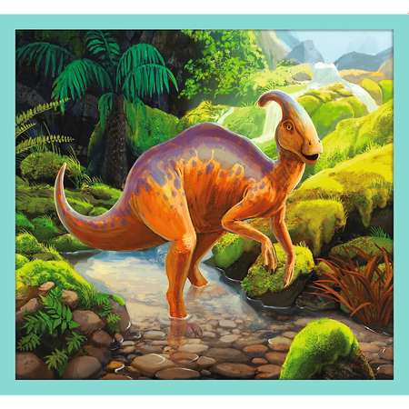 Пазл Trefl Знакомство с динозаврами 10в1 369элементов 90390