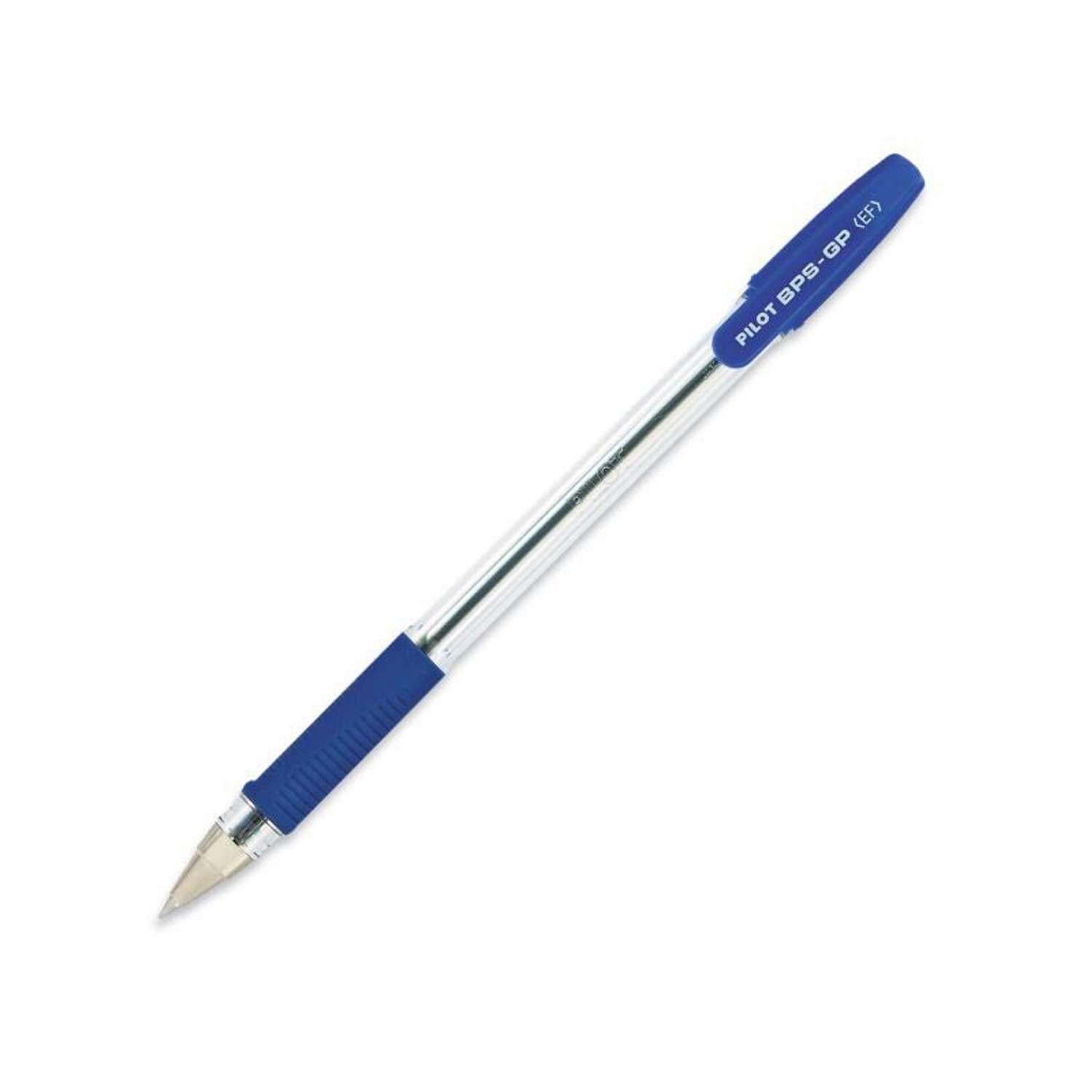 Ручка шариковая PILOT с резиновым упором для пальцев синяя - фото 1