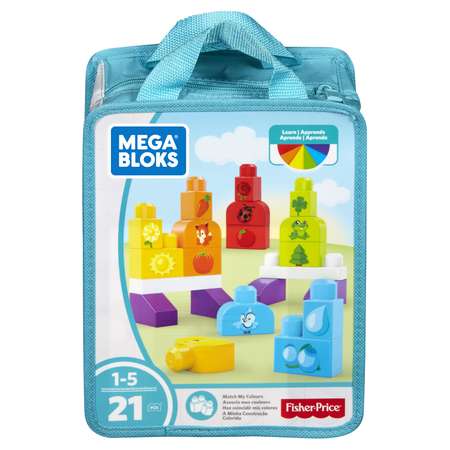 Конструктор Mega Bloks Изучаем цвета DHX33