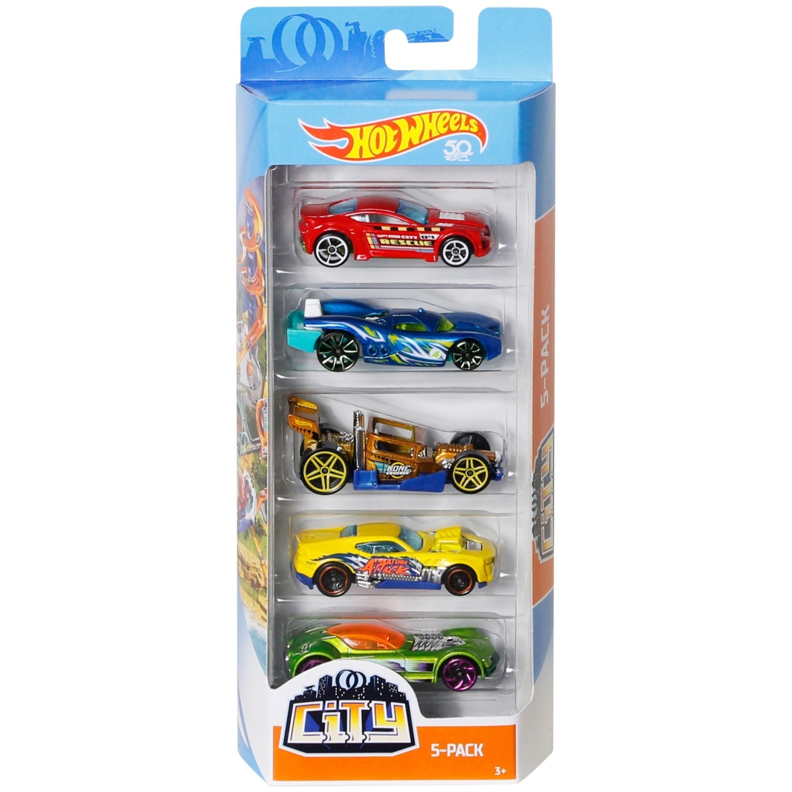 Игровой набор Hot Wheels из 5 машинок 1:64 в ассортименте 1806 - фото 10