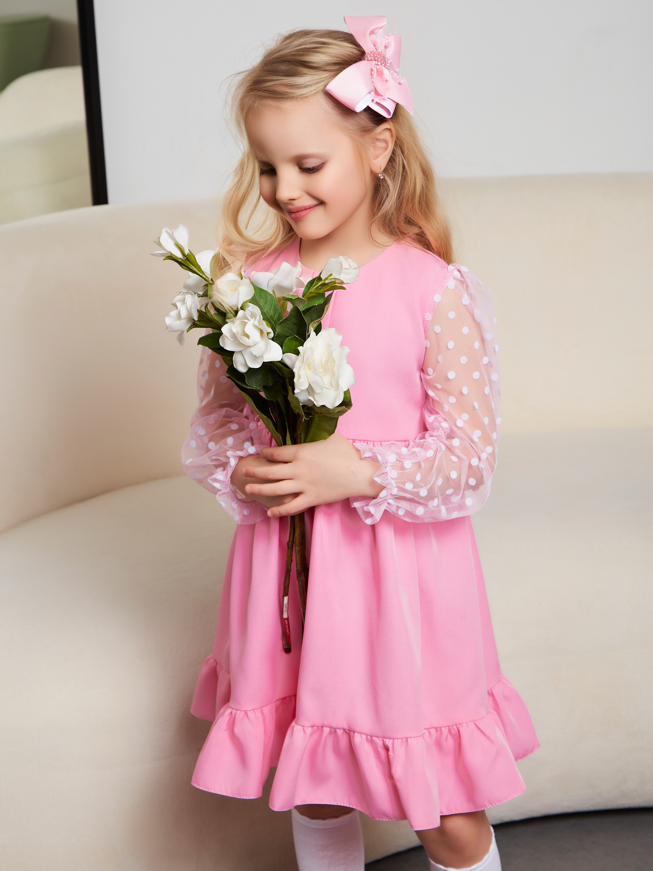 Платье Sofisha kids Plat.barbie-pink - фото 5