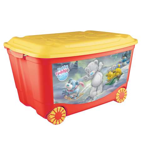 Ящик для игрушек на колесах Пластишка ME TO YOU 58Х39Х33,5