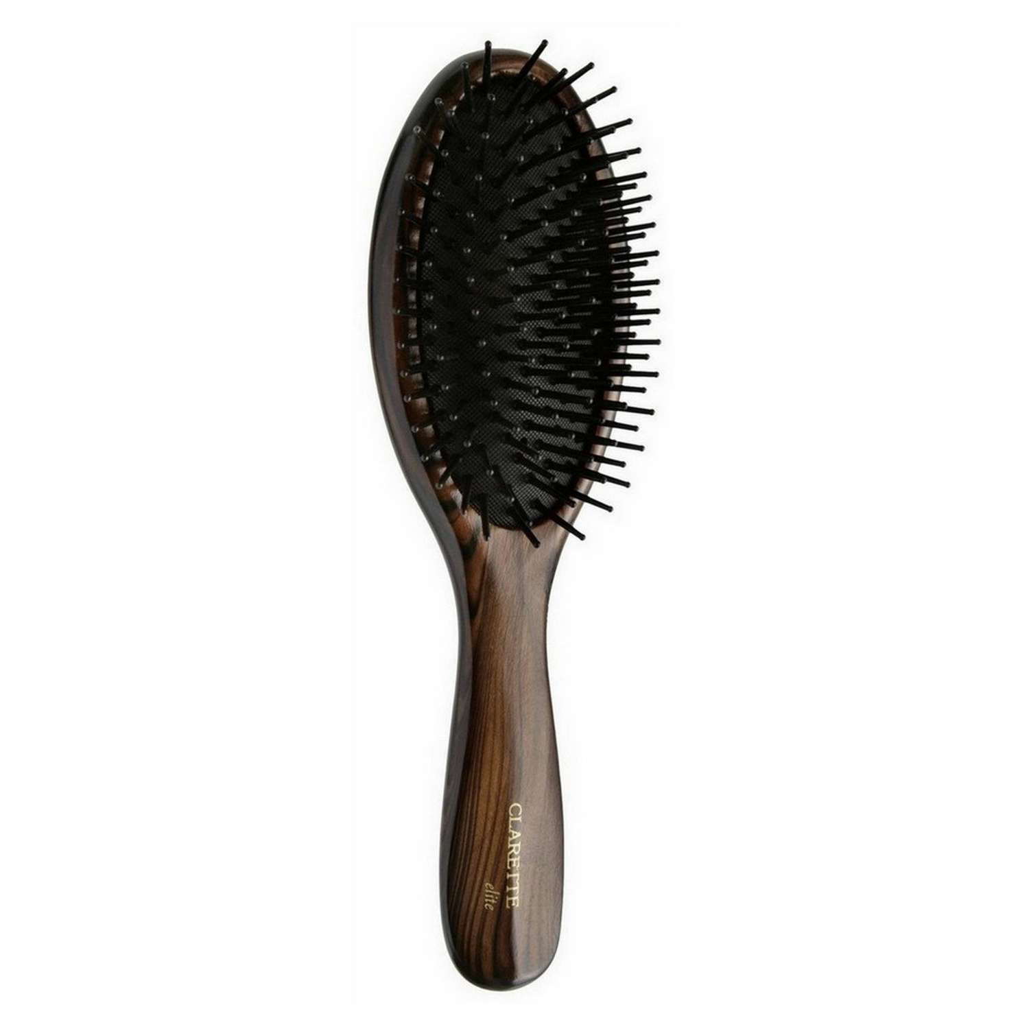Расческа для волос Clarette деревянная с пластиковыми зубьями - фото 1