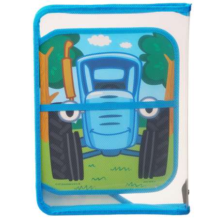 Папка Sima-Land пластиковая А4 на молнии Синий трактор