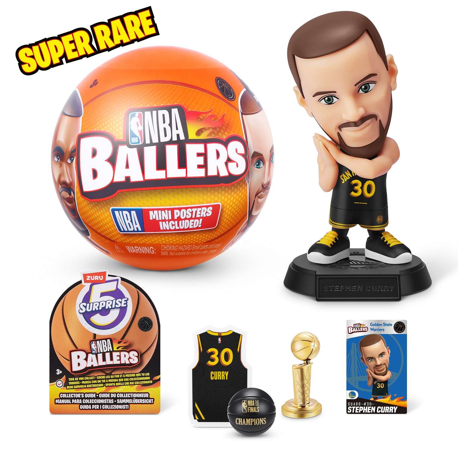 Игрушка Zuru 5 surprise NBA Ballers Шар в непрозрачной упаковке (Сюрприз) 77490GQ4-S002 - фото 3