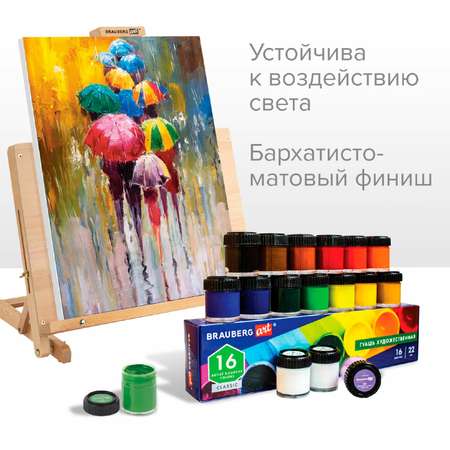 Краски гуашь Brauberg 12 цв.