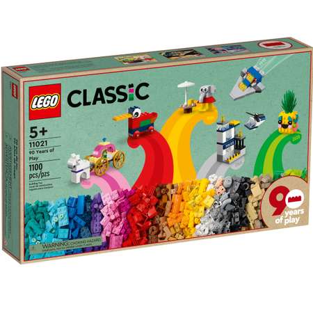 Конструктор LEGO Classic 90 лет блочный