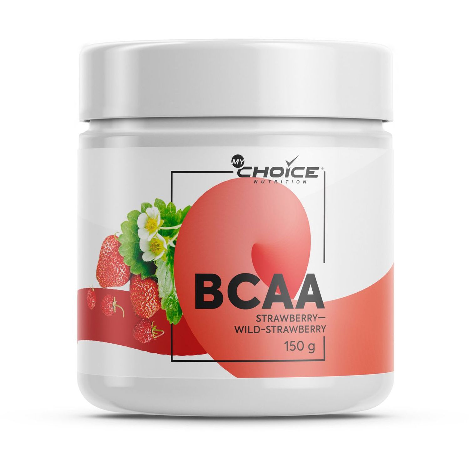 Напиток растворимый MyChoice Nutrition BCAA клубника-земляника 150г - фото 1