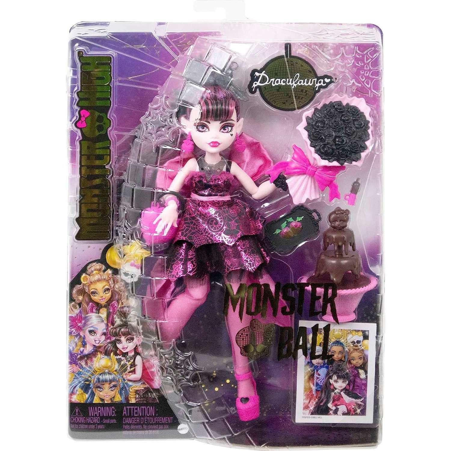 Кукла Monster High Series Monster Ball Draculaura HNF68 HNF68 - фото 2