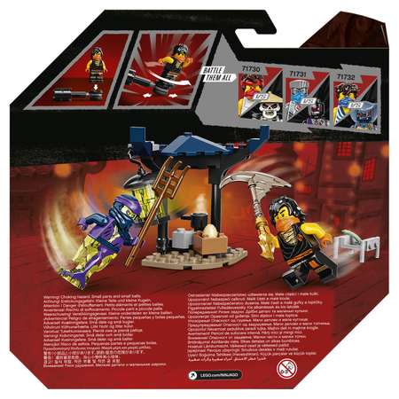 Конструктор LEGO Ninjago Легендарные битвы: Коул против Призрачного воина 71733