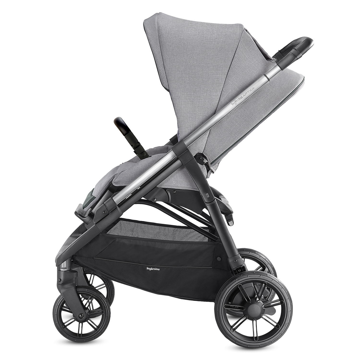 Коляска 4в1 Inglesina Aptica System Quattro Silk Grey - фото 2