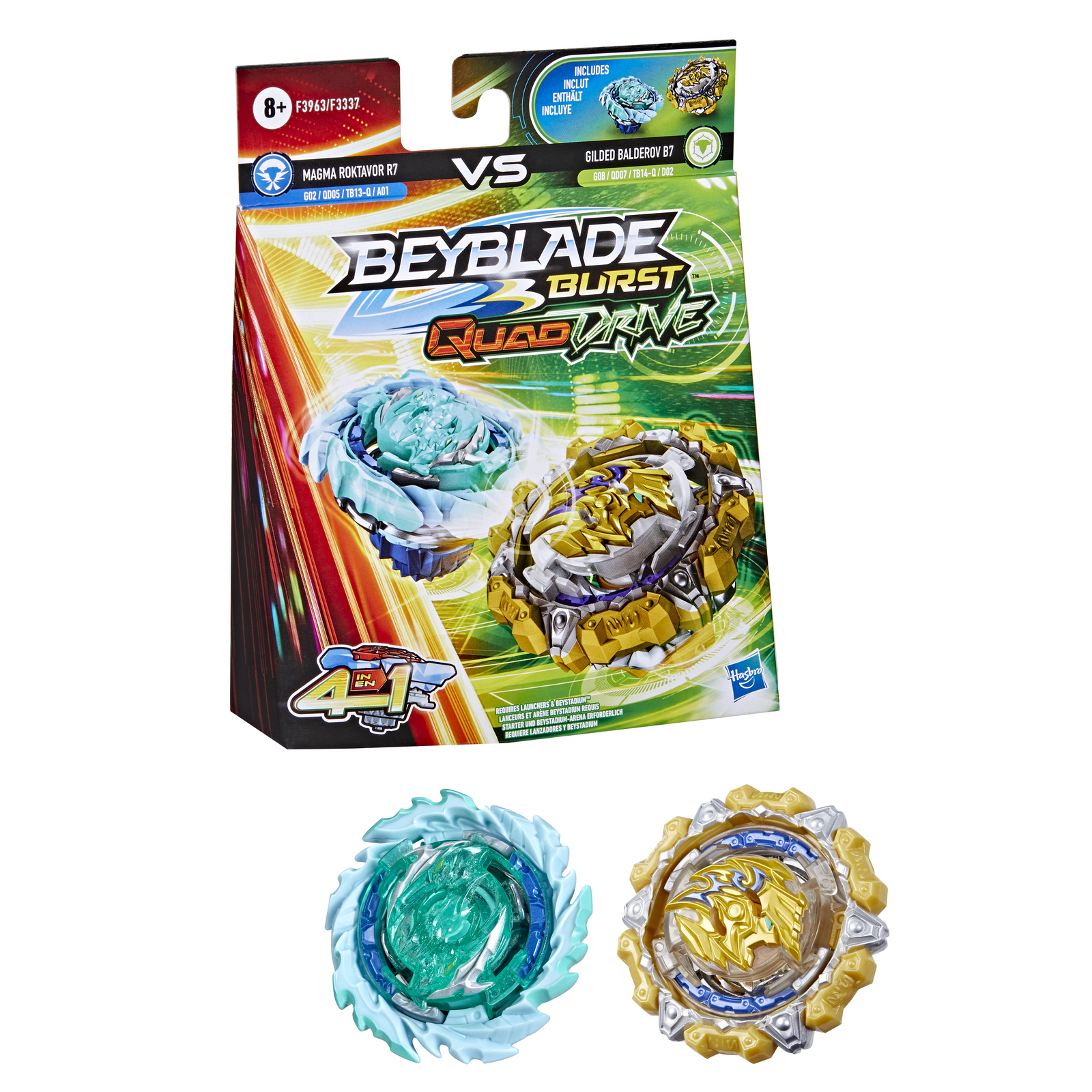 Набор игровой BeyBlade Гильдед Балдеров B7 Магма Роктавор R7 F3963EU4 - фото 5