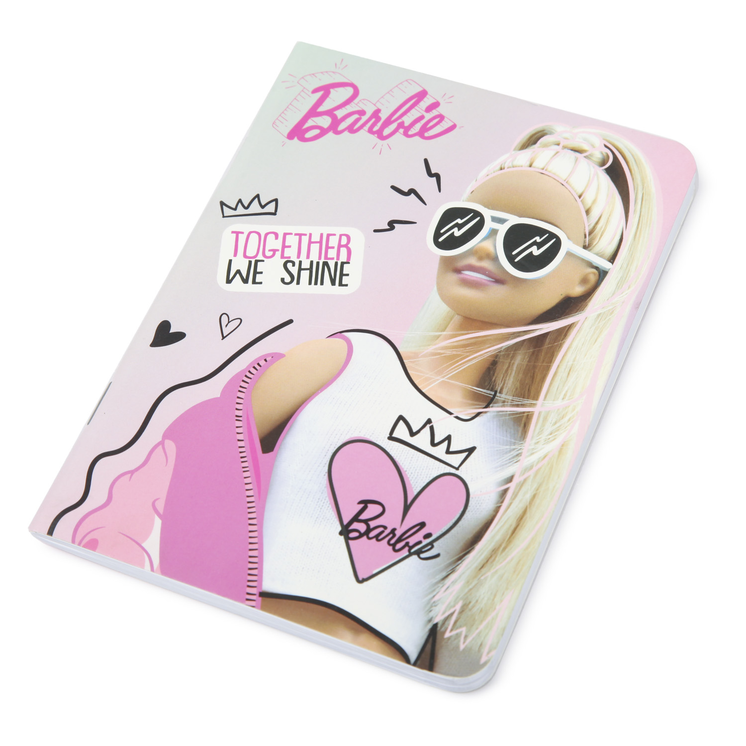 Блокнот Erhaft Barbie +7цветных карандашей DM0910 - фото 4